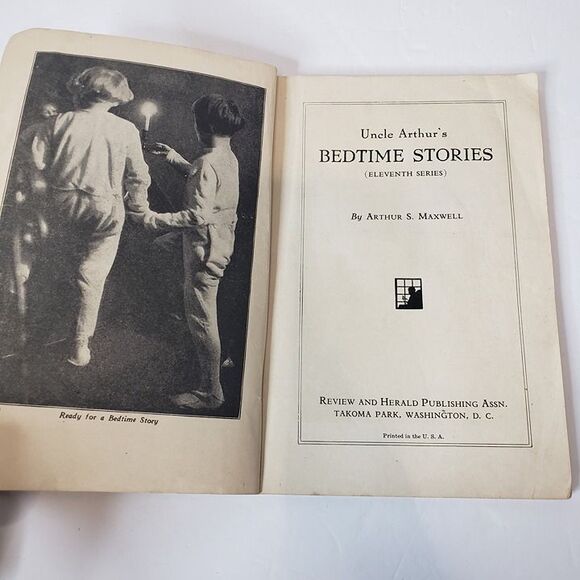 Old 1935 Vintage PB Uncle Arthurs Bedtime Stories Childrens Bible Moral Book - Picture 6 of 10